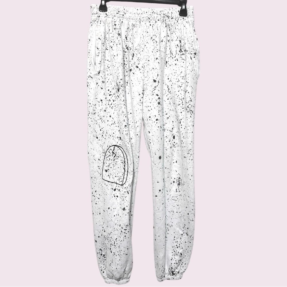 Emo night splatter sweatpants
